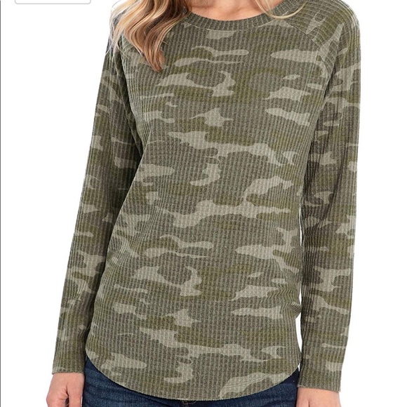 PEACE AND PEARLS WAFFLE KNIT TUNIC GREAT FOR FALL - Picture 1 of 4